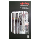 Rotring Isograph Master Set - Set de geometría (0.1 mm, 0.3 mm, 0.5 mm)