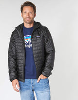 PATAGONIA M's Nano Puff Hoody Chaqueta, Hombre, Negro, s