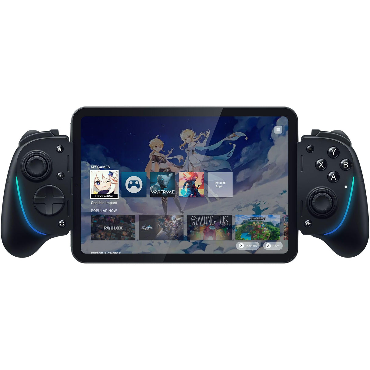 Razer Kishi Ultra - Mando para Juegos USB-C para iPhone y Smartphones Android y iPad Mini (Sensa HD Haptics, Chroma RGB, Carga Passthrough, Botones Mecha-Táctiles y D-Pad, Juegos móviles) Negro
