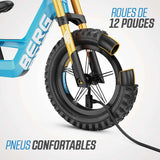 Berg Biky Cross Blue Handbrake Bicicleta Infantil, Unisex Youth, Azul, 12 Pulgadas