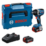 Bosch Professional 18V System atornillador de impacto a batería GDS 18V-750 C (incl. 2 baterías de 5,0 Ah, cargador GAL 18V-40, L-BOXX)