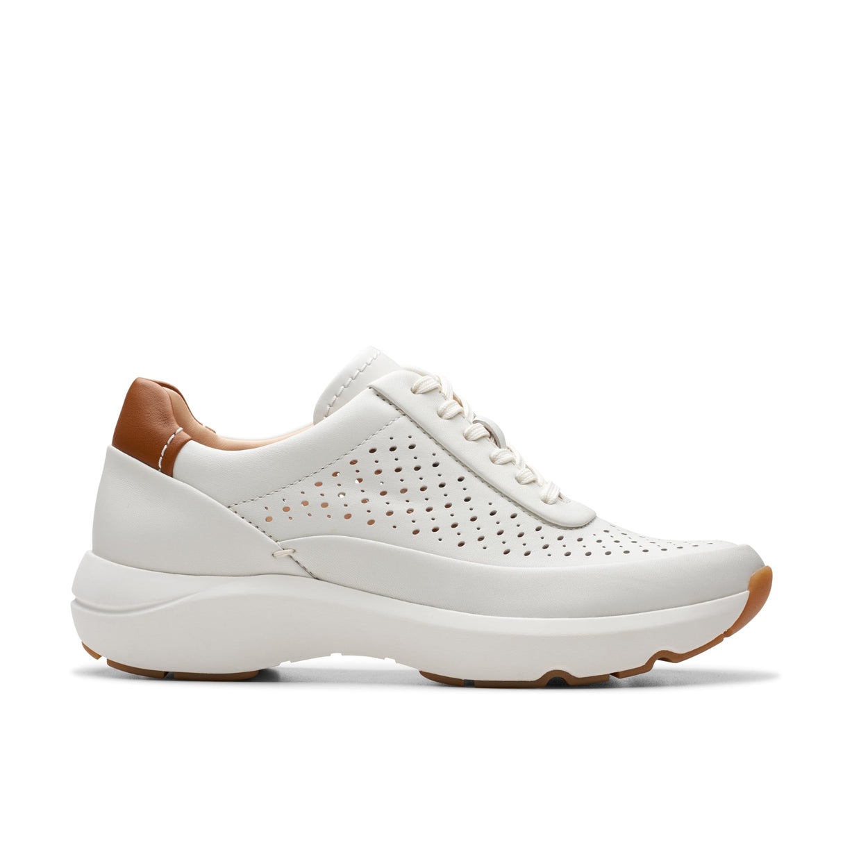 Clarks Tivoli Grace, Zapatillas Mujer, Off White Lea, 39 EU