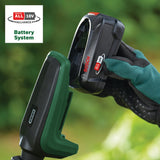 Bosch podadora a batería AdvancedPrune 18V-45 (para cortar sin esfuerzo ramas de hasta 45 mm; sistema de 18 voltios; hasta 600 cortes; con batería, cargador y bastón telescópico)