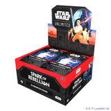 Star Wars, Unlimited TCG Spark of Rebellion Booster Display (24 sobres de ampliación), Juego de cartas coleccionables, versión inglesa