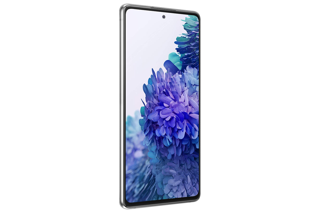 Samsung Smartphone Galaxy S20 FE con Pantalla Infinity-O FHD+ de 6,5 Pulgadas, 6 GB de RAM y 128 GB de Memoria Interna Ampliable, Batería de 4500 mAh y Carga rápida Blanco (Version ES)