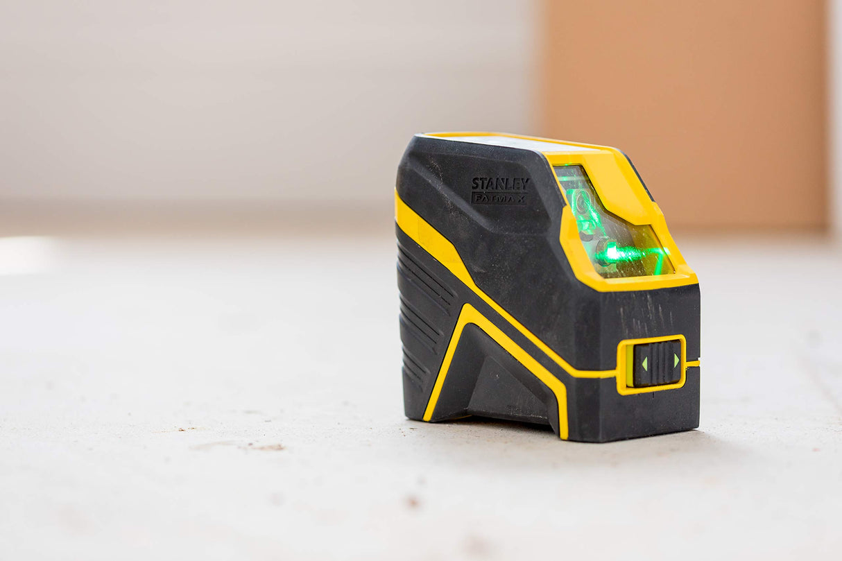 Stanley - FatMax FMHT77586-1 - Nivel láser líneas cruzadas verde, 20 m