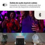 LG PU600U - Proyector CineBeam 4K UHD, Láser 3 Ch (RGB), Smart TV WebOS 24, Brillo 600 Lúmenes, HDR10 y HLG, Pantalla hasta 120", AirPlay 2 y Screen Share, Bluetooth, Plata/Negro