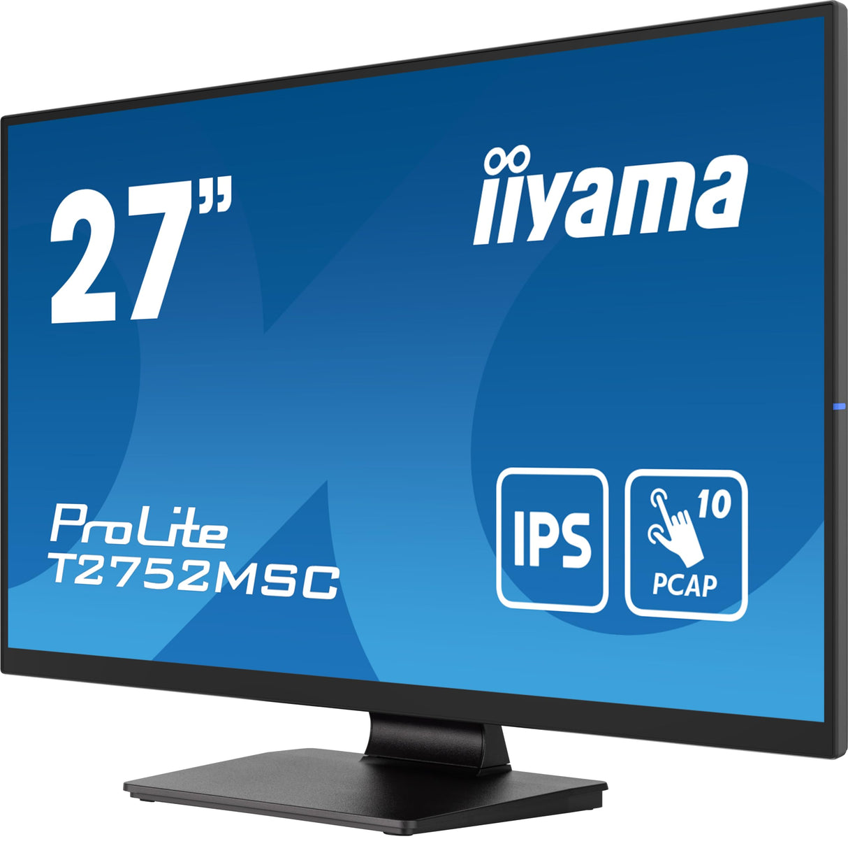iiyama T2752MSC-B1 27" Bonded PCAP 10P Táctil, 1920x1080, Panel IPS, Flat Bezel Free Glass Front, HDMI, Displayport, 360cd/m² ( Táctil), USB Hub 2x 3.2, Altavoces
