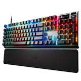 Steelseries Apex Pro Gen 3 Teclado Mecanico Gaming - HyperMagnetic Interruptores OmniPoint 3.0 - Accionamiento Ajustable - Rapid Trigger + Rapid Tap - Preajustes - Modo protección - USB-C - US QWERTY