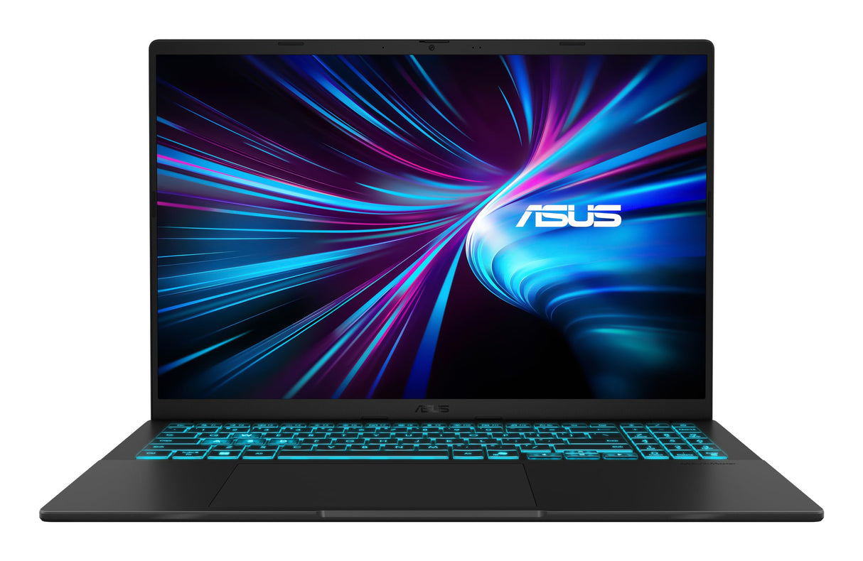 ASUS V16 V3607VM-TK150 - Ordenador Portátil Gaming de 16" WUXGA 144Hz (Intel Core 7 240H, 16GB RAM, 1TB SSD, NVIDIA RTX 5060 8GB, Sin Sistema Operativo) Negro Mate - Teclado QWERTY español