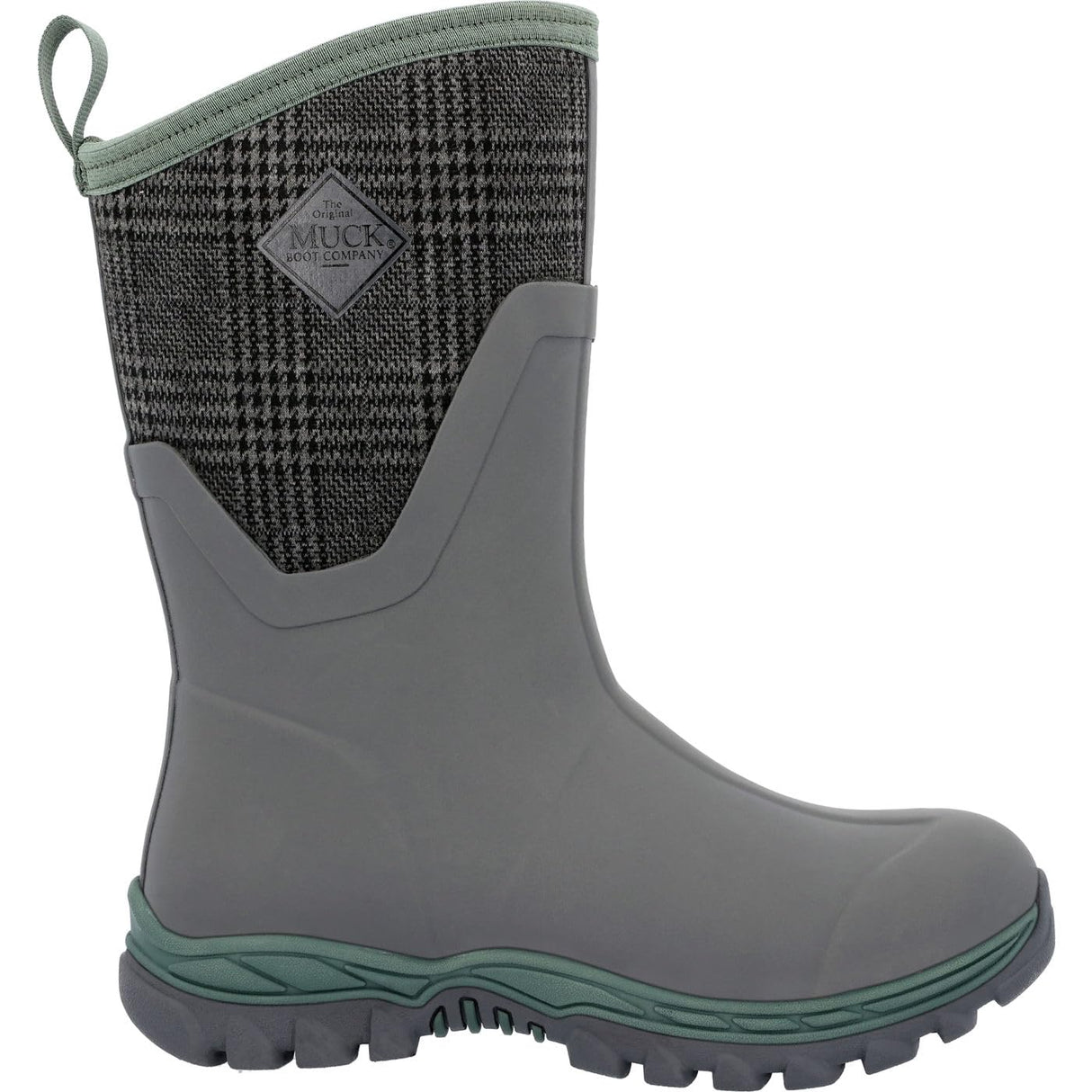 Muck Boots Arctic Sport II Mid, Botas Impermeables con Forro cálido para Mujer, Gris, 38.5 EU