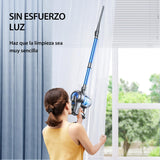 Greenote Aspiradora sin Cable,23000pa Ligero Aspiradora Inalámbrica,Aspirador Vertical con Luces LED,Multifuncional 6 en 1,Funciona 35 Mins,Peso 1,5 kg,para Suelos Duros y Alfombra de Pelo Corto