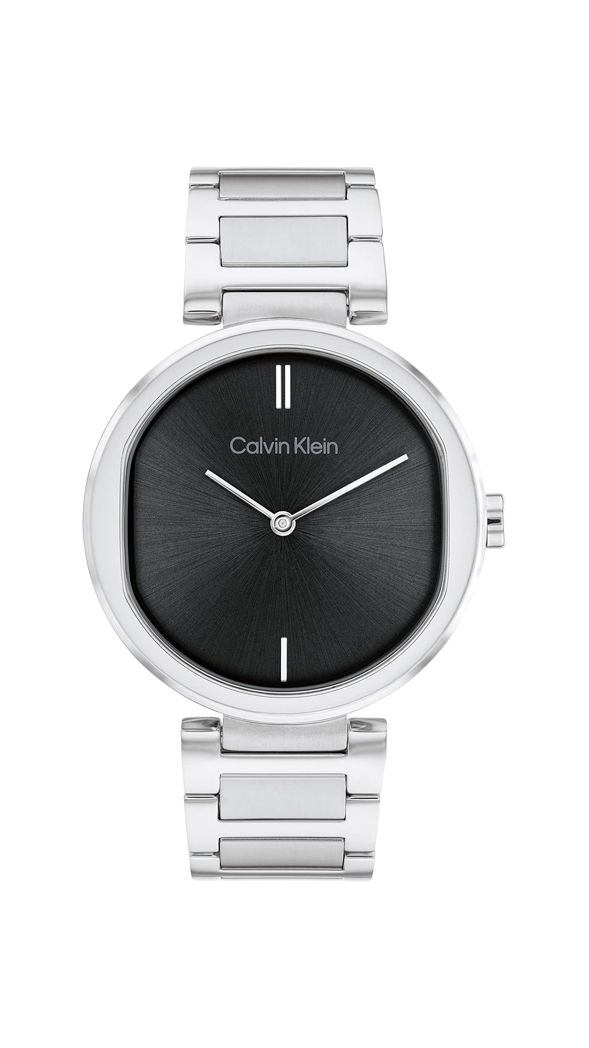 Calvin Klein Reloj Analógico de Cuarzo para Mujer Colección CK Sensation con Correa de Acero Inoxidable Plateada - 25200249