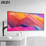 MSI Modern MD342CQPW Monitor Curvo de 34" UWQHD 1500R, Panel VA 3440 x 1440, 21:9, KVM, Pip/PBP, 120Hz, 300 nits, Anti-Glare, Altavoces Integrados, Ajustable en 3 direcciones, HDMI 2.0b