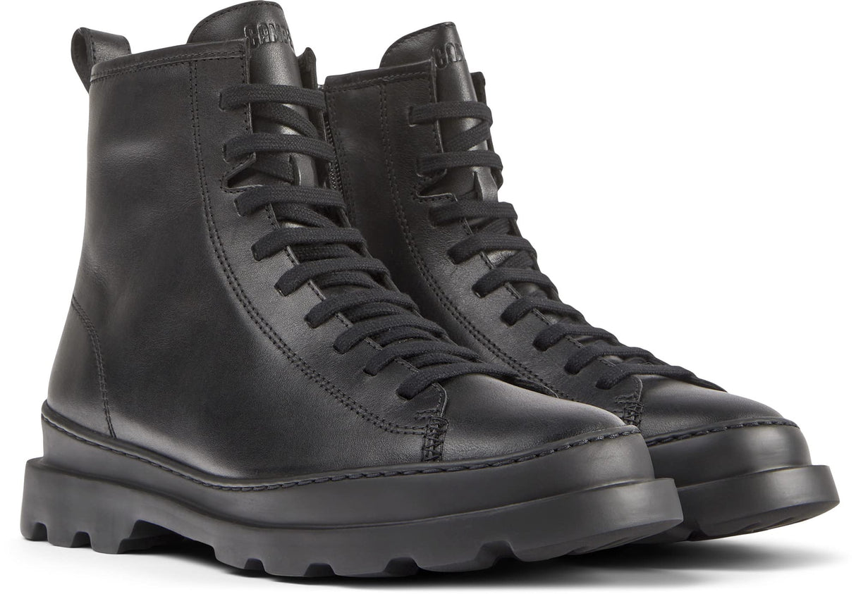 Camper Brutus K400325, Bota Media Pantorrilla, Mujer, Negro 004, 40 EU