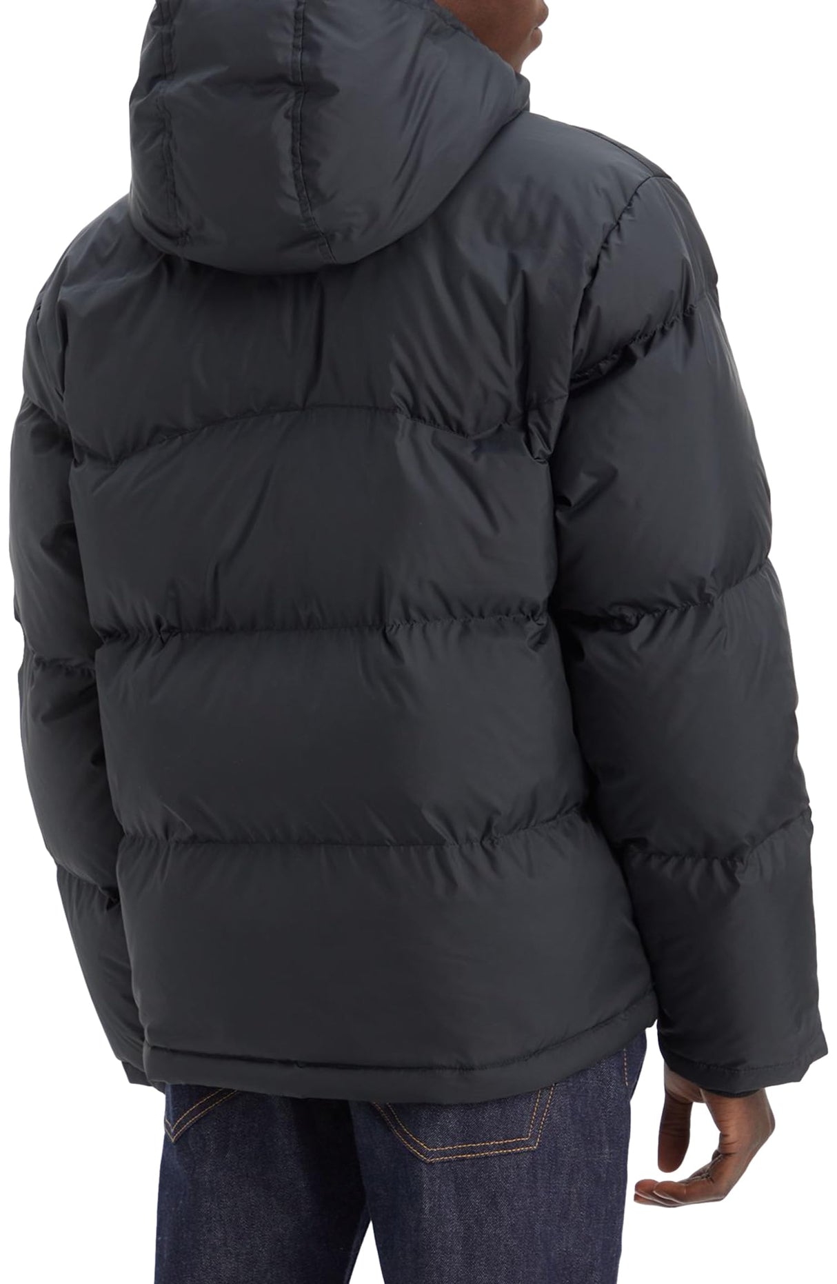 Levi's Laurel Short Puffer - Chaqueta para hombre, Jet Black, XL