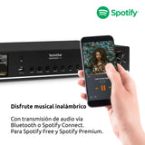 TechniSat DIGITRADIO 143 (V3) - Sintonizador HiFi de Radio por Internet (Radio Digital Dab+, transmisión de Audio Bluetooth, Spotify Connect, Antena de Lanzamiento, Control Remoto, Ancho de 43,5 cm)