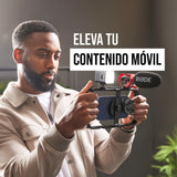 Røde Phone Cage Caja Magnética para Grabar con el Teléfono Røde, con Roscas de 1/4 y 3/8 Pulgadas y Ranuras para Montaje de Zapata Fría, compatible con MagSafe