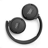 JBL Auriculares Tune 670 NC, auriculares supraaurales inalámbricos ligeros con cancelación de ruido adaptativa, Bluetooth y 70 horas de batería, negro