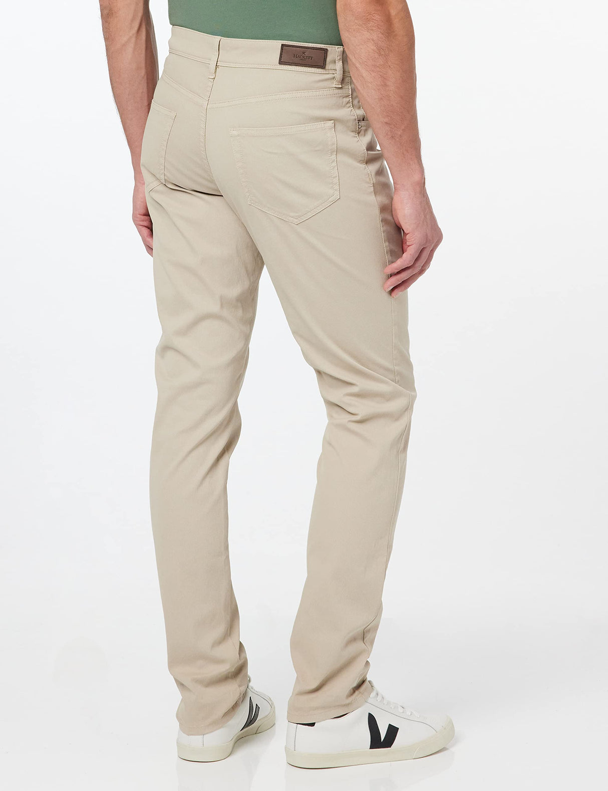 Hackett London Texture 5 Pkt Pantalones, Pardo, 40W x 32L para Hombre