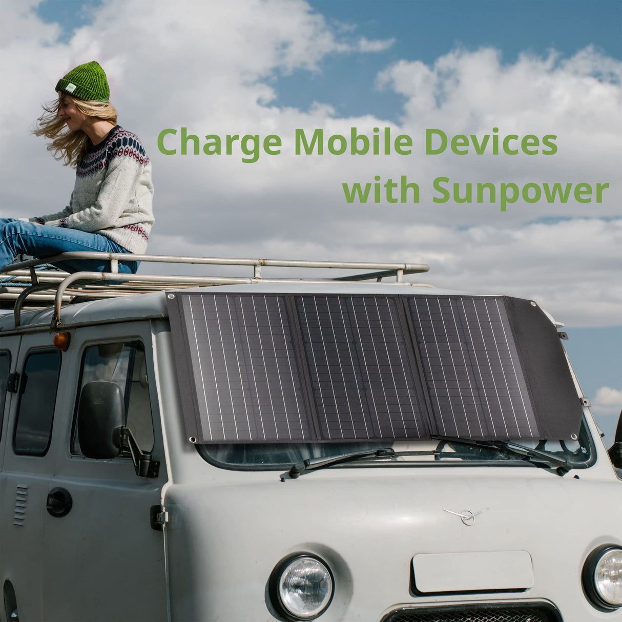 Bresser Cargador solar de 90 W con 1 CC y 3 puertos USB-A, incluye conector USB-A hembra con QC3.0 para carga rápida, panel solar como cargador para smartphones, estaciones de alimentación, etc.