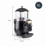 Lacor - 69615 - Chocolatera Chocosweet, Chocolatera Eléctrica, Mezclar y Calentar Chocolate al Baño María, Acero inoxidable, Capacidad 5 L, 28x41x46.5 cm, 1000 W