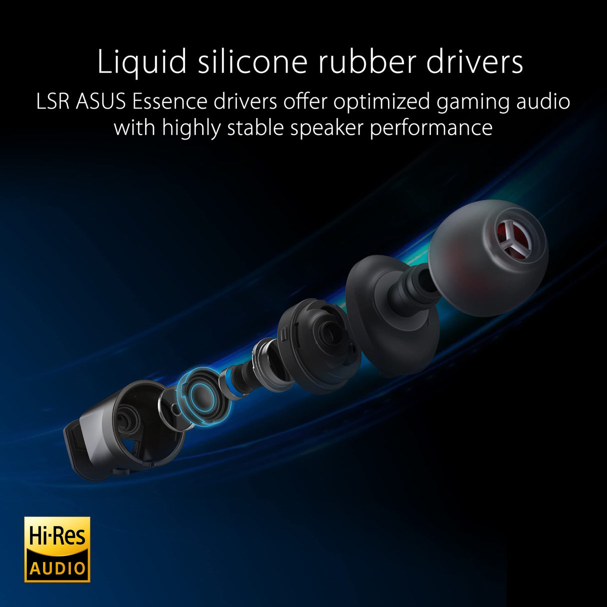 ASUS 90YH02S0-B2UA00, Auriculares intraurales de Gaming, Negro