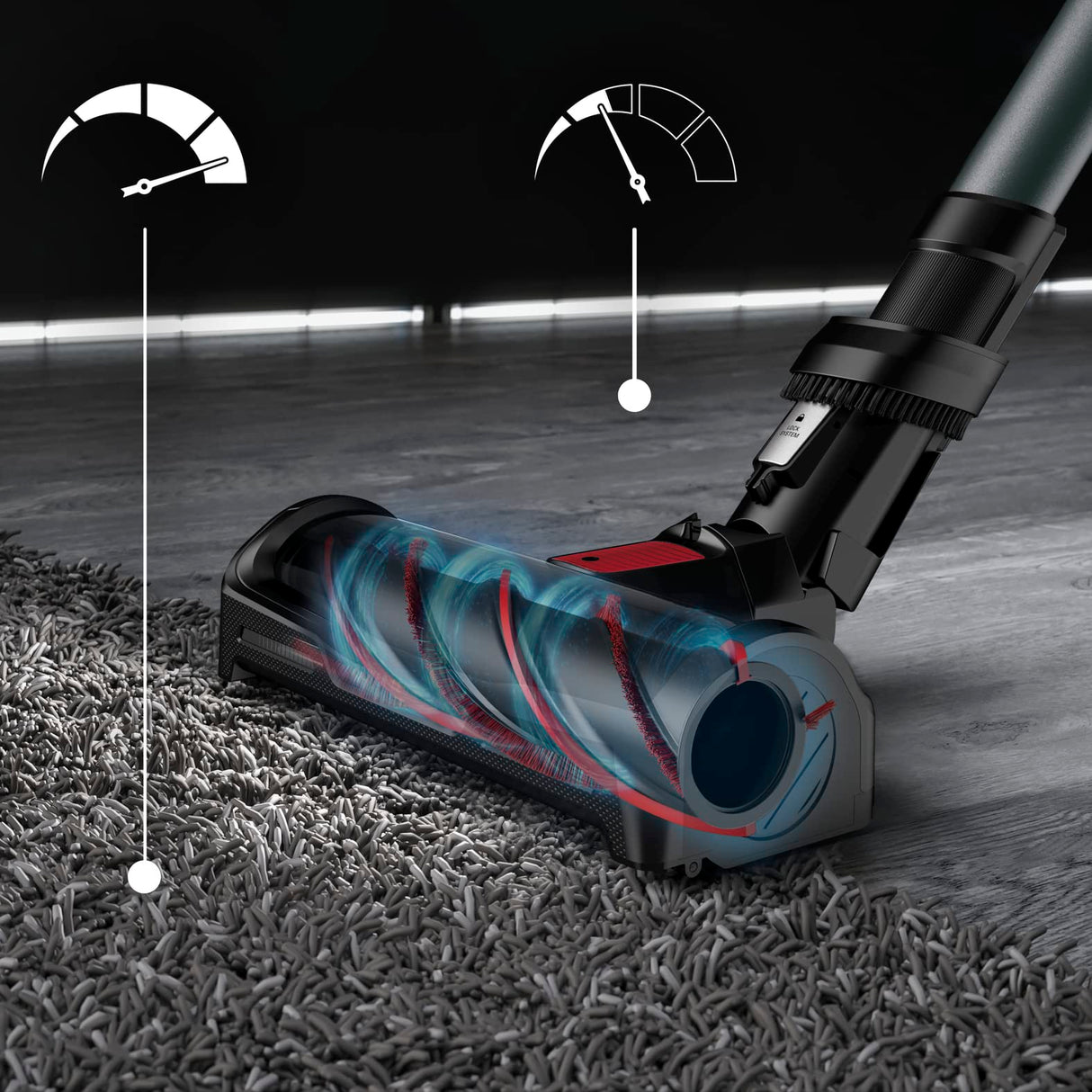 Rowenta RH98A8 X-Force Flex 12.60 Animal Aspiradora, Rojo y Negro