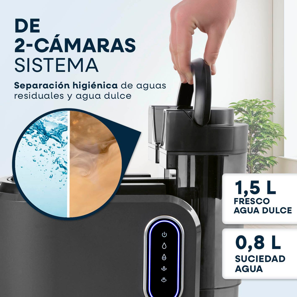 CLEANmaxx Limpiador de tapicería y alfombras Pro Steam | 3 en 1: limpiador de tapicería, limpiador de puntos, limpiador de manchas con tecnología de agua caliente y vapor para alfombras, coches