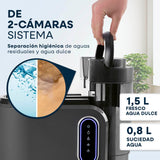CLEANmaxx Limpiador de tapicería y alfombras Pro Steam | 3 en 1: limpiador de tapicería, limpiador de puntos, limpiador de manchas con tecnología de agua caliente y vapor para alfombras, coches