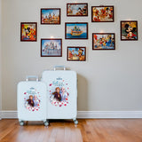 Disney Frozen Trust Your Journey Maleta de Cabina Azul 37x55x20 cms Rígida ABS Cierre combinación 32L 2,5Kgs 4 Ruedas Dobles Equipaje de Mano