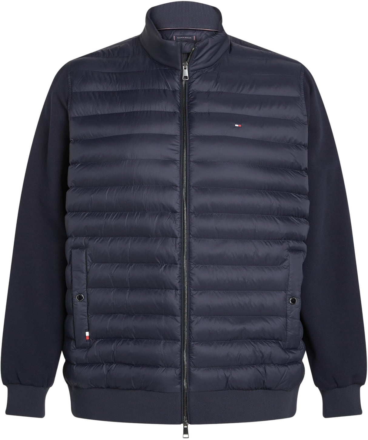 Tommy Hilfiger Sudadera con Cremallera BT-Mix Media Stand CLLR-B MW0MW39138 para Hombre, Azul, Talla 3XL, Azul (Desert Sky), 3XL Plus