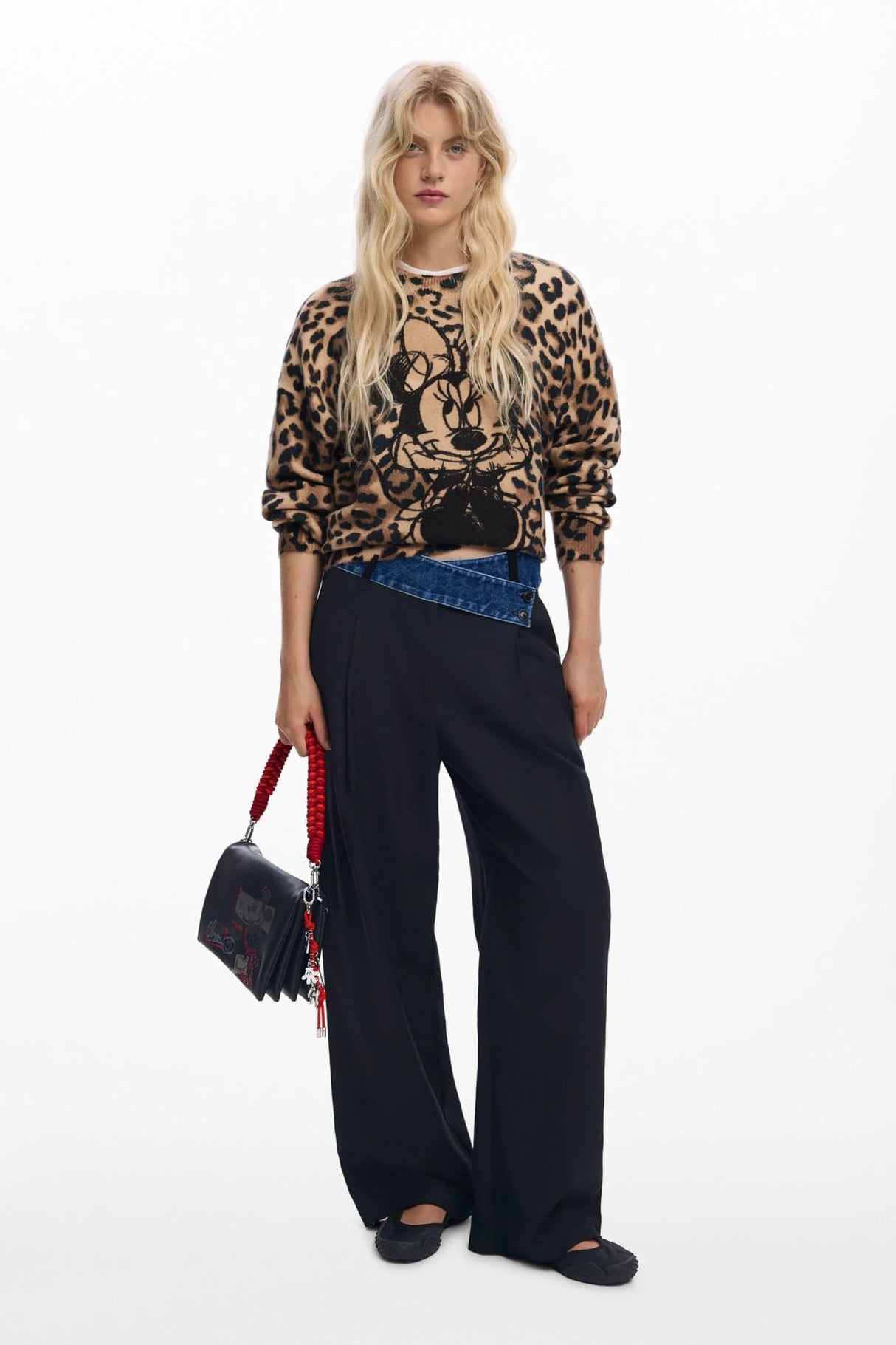 Desigual JERS_Minnie Pullover Sweater, marrón, M Women's