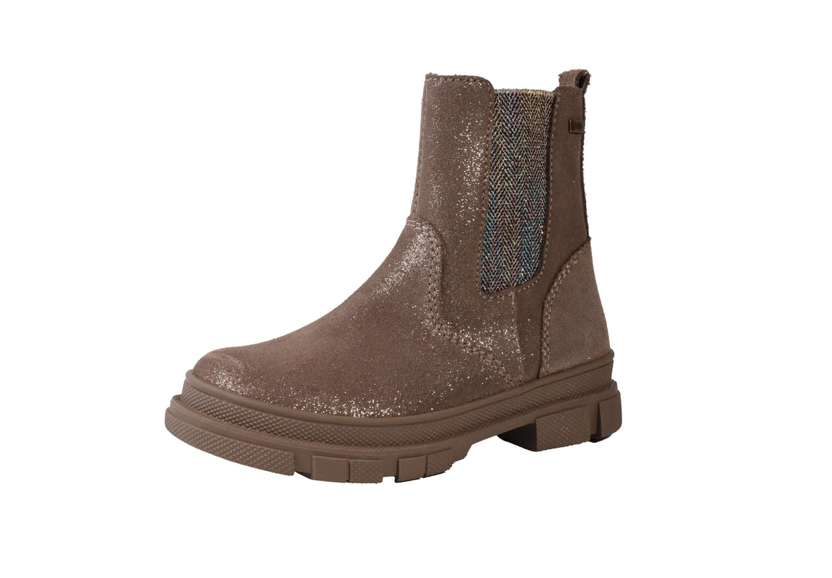 Lurchi 63L1113003, Botas Cortas al Tobillo, Taupe Glitter, 27 EU
