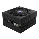 GIGABYTE AORUS Elite P1000W Ice Fuente de Alimentación - PCIe 5.0, 80 Plus Platinum, Diseño Completamente Modular, Ventilador de 120 mm, Compatible con ATX 3.0, Enchufe UE