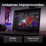 Lenovo LOQ Essential Gen 11 - Ordenador Portátil Gaming IA 15.6'' FHD (Intel Core i5-13450HX, NVIDIA GeForce RTX 5050, 16GB RAM, 1TB SSD, 144 Hz, Wi-Fi 6, Sin Sistema Operativo) QWERTY Español - Gris