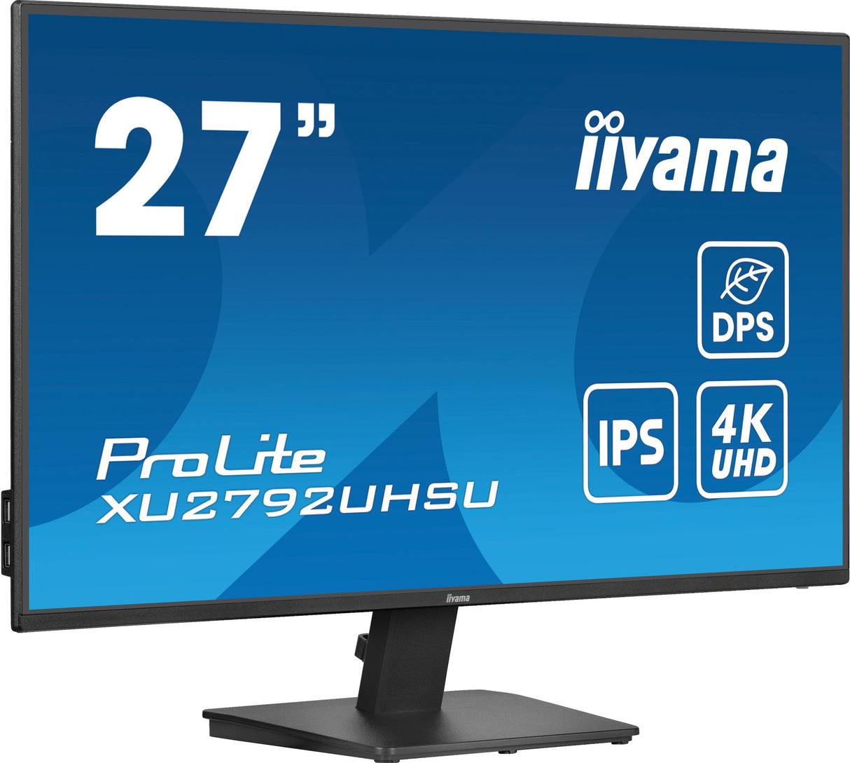 iiyama XU2792UHSU-B6 27" Panel IPS, 3840x2160 UHD, 4ms, 300cd/m², DVI, HDMI, DisplayPort, Altavoces, USB 2x3.2