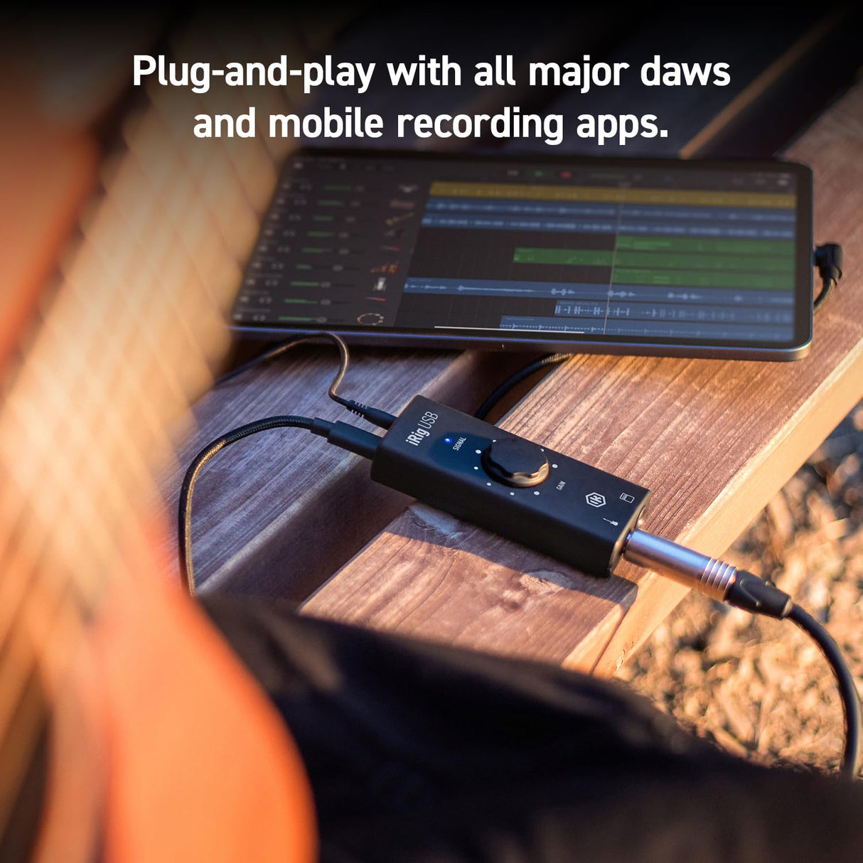 iRig USB, interfaz USB-C para guitarra y bajo para Mac, PC, iPad y modelos de iPhone con puerto USB-C, incluidos iPhone 15, iPhone 15 Plus, iPhone 15 Pro y iPhone 15 Pro Max