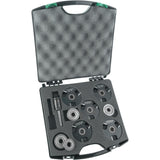 ENT 09070 Juego de 10 fresas de ranura de disco HW 2-3-4-5-6 mm Ø 47,6 mm Z3 incluyendo rodamiento de bolas
