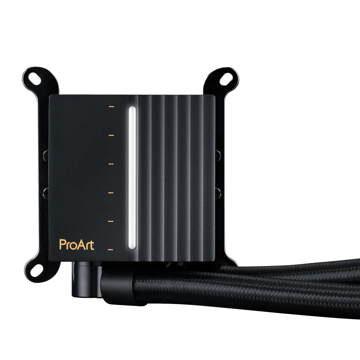 ProArt LC 420 - Refrigeración líquida AiO con medidor de estado del sistema iluminado y tres ventiladores de radiador Noctua NF-A14 industrialPPC-2000 PWM de 140 mm