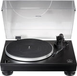 Audio-Technica LP5X Giradiscos Hi-Fi Manual de Tracción Directa con Brazo en Forma De J Negro