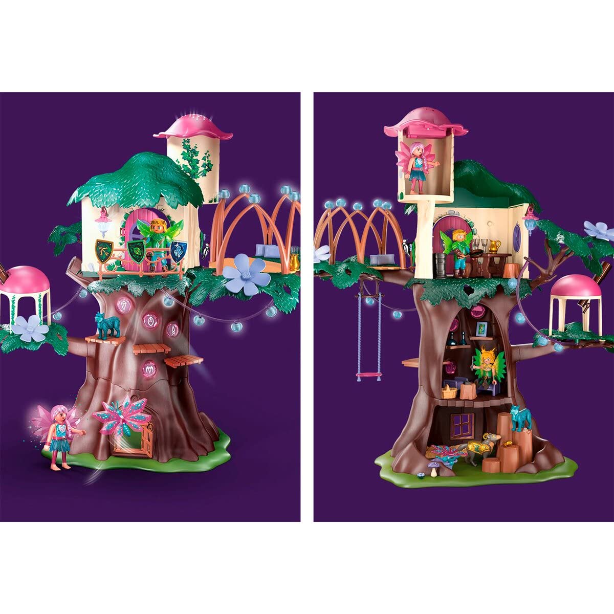 PLAYMOBIL Adventures of Ayuma 70799 Árbol de la Comunidad, con Efecto de luz, A Partir de 7 Años