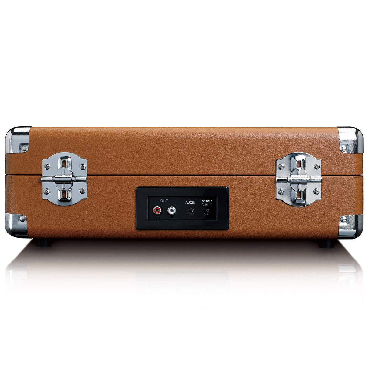 Classic Phono TT-10BN - tocadiscos de maleta con altavoces - función de apagado automático - 3 velocidades - transmisión por correa - AUX - salida de línea - marrón