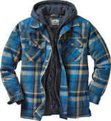 Legendary Whitetails Chaqueta de Camisa con Capucha de Madera de Arce estándar para Hombre, a Cuadros de Hacha de Pizarra, Talla XXL