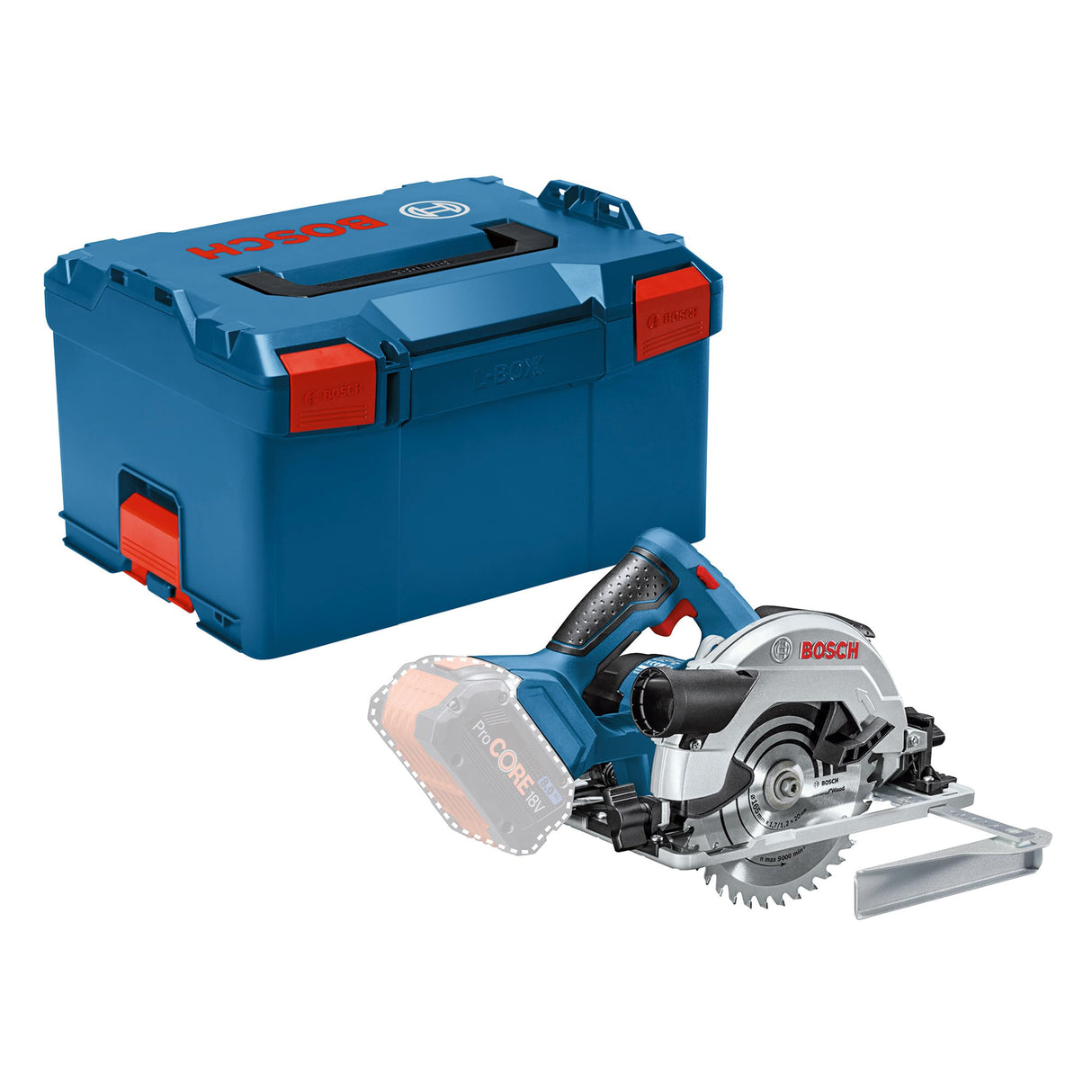 Bosch Professional 18V System GKS 18V-57 G - Sierra circular a batería (disco Ø 165 mm, sin batería, en L-BOXX)
