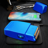Stylecraft Afeitadora Eléctrica Profesional para Hombre, Barba y Pelo, 120 min Autonomía Sin Cable, Lámina Titanio Dorado Hipoalergénica, Compatible con Cargadores Inalámbricos QI