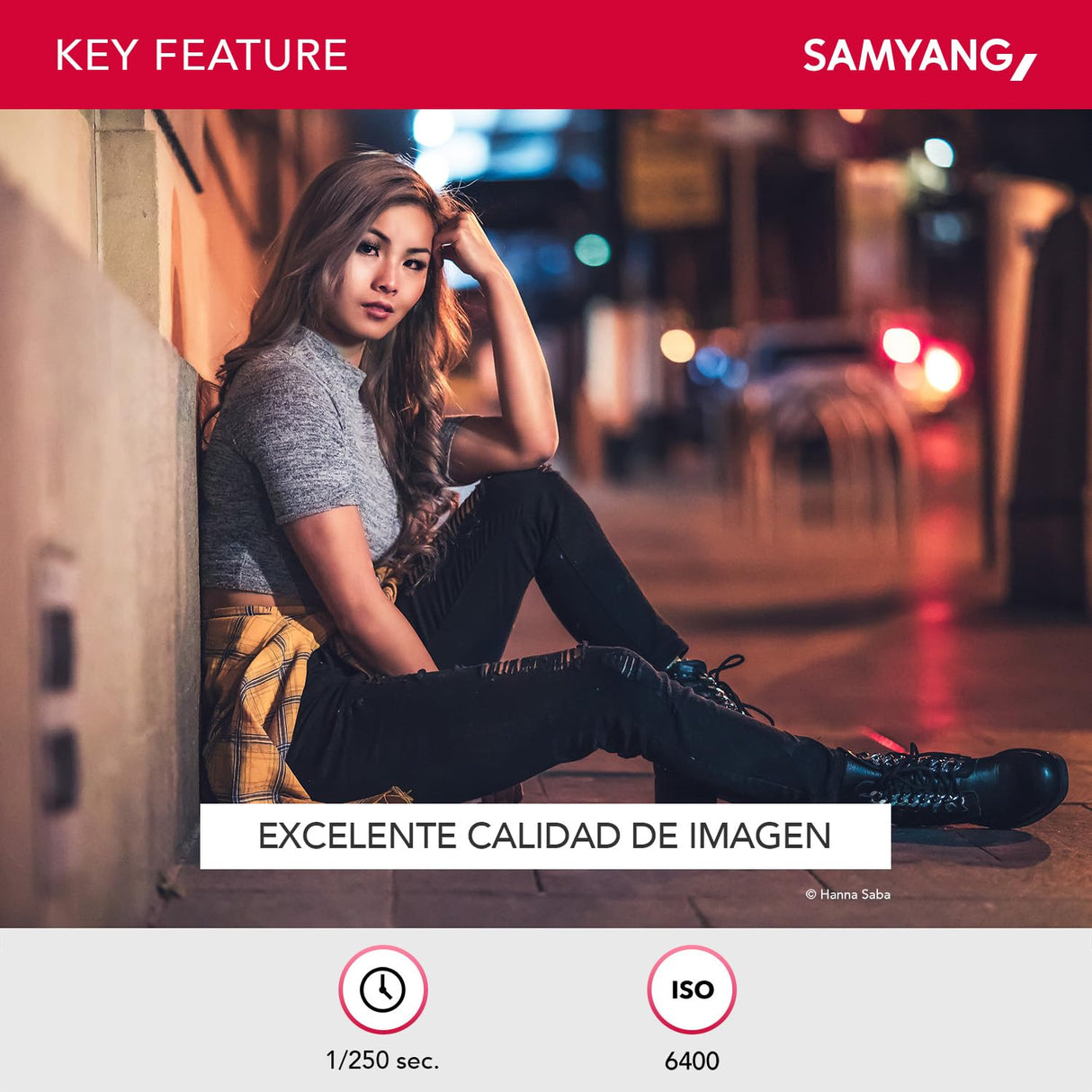 Samyang SA3501 - Tele-Objetivo Medio CSC 85 mm F1.8 para Sensor APS-C Canon M