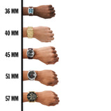 Diesel Reloj para Hombre Mega Chief Nailon Gris y Negro con cronógrafo DZ4500