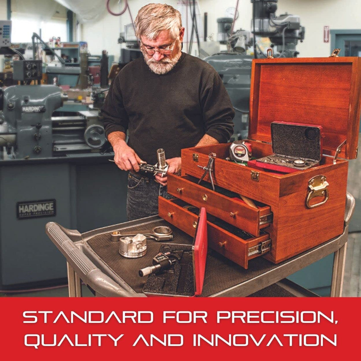 Starrett S909Zinch Basic - Juego de herramientas de medición de precisión