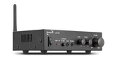 Dynavox Mini Amplificador CS-PA8, Amplificador Digital estéreo, terminales de conexión atornillables, Antena BT integrada y Conector para Auriculares, Negro